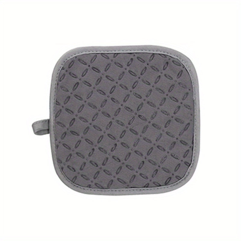 Oven Gloves and Pot Holder Set Heavy Duty Cooking Gloves Kitchen Counter Safety Three-Foot Mat Advanced Heat Resistant Non-Slip Silicone Surface for Cooking Easy To Grip